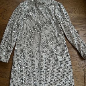 Holiday Sequin Sparkle New Years Eve Dress